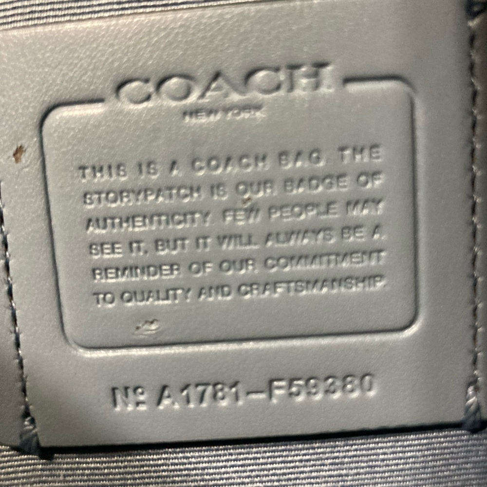 💎 COACH 💎 Patricia Saddle Bag with Studded Strap NWOT - Picture 10 of 15
